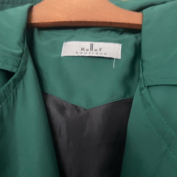 Kelley boutique coat , green coat - Picture 2 of 7